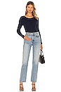 view 6 of 5 Richter Sweater Rib Bodysuit in Navy