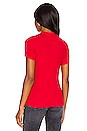 view 3 of 4 Horizon Rib Tee in Red