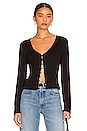 view 1 of 4 Novah Button Long Sleeve in Black