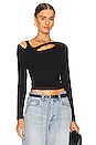 view 1 of 4 Luan Rib Top in Black