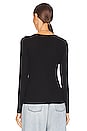 view 3 of 4 Luan Rib Top in Black