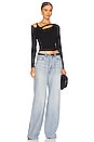 view 4 of 4 Luan Rib Top in Black