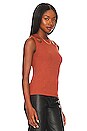 view 2 of 4 CAMISETA TIRANTES COSETTE RIB in Cinnabar