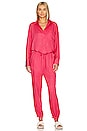 view 4 of 4 Wasson Cropped Button Up Top in Hot Pink
