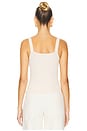 view 3 of 4 Iva Ribbed Tank Top in Bone