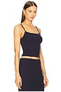 view 2 of 4 Senti Ribbed Tank in Ink Blue
