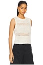 view 2 of 5 Angelina Sleeveless Top in Natural