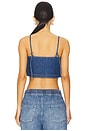 view 3 of 4 Camille Crop Tank in Soft Denim