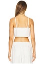 view 3 of 4 Camille Crop Tank in White Denim