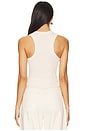 view 3 of 4 Detra Ribbed Tank in Bone