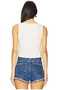 view 3 of 4 Ravi Ribbed Tank in Whisper White