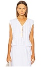 view 1 of 5 Kala Eyelet Top in White