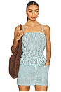 view 1 of 5 Pali Top in Teal Navy Stripe