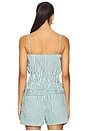 view 3 of 5 Pali Top in Teal Navy Stripe