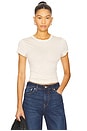 view 1 of 4 Saige Short Sleeve Top in Halo