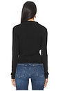view 3 of 4 Camryn Wrap Long Sleeve Top in Black