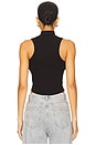 view 3 of 4 Detra Mockneck Tank Top in Black