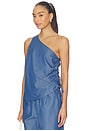 view 2 of 4 Neela One Shoulder Top in Denim Moon