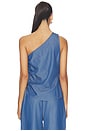 view 3 of 4 Neela One Shoulder Top in Denim Moon