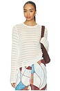 view 1 of 4 Gwen Open Knit Top in Ivory