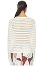 view 3 of 4 Gwen Open Knit Top in Ivory