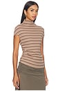 view 2 of 5 Isla Top in Chocolate Stripe