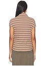 view 4 of 5 Isla Top in Chocolate Stripe