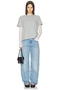 view 5 of 5 Mirage Lace Two Piece Long Sleeve Top in Heather Grey