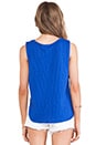 view 3 of 4 Anja Tank in Royal Blue