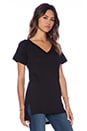view 2 of 3 Inside Out Tee in Black