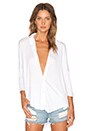 view 1 of 3 Dolman Button Up in White