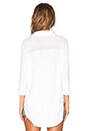 view 3 of 3 Dolman Button Up in White