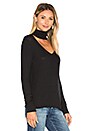 view 2 of 4 Detached Turtleneck Top in Black