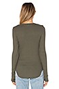 view 3 of 5 Sloane Deep V Top in Army