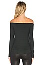 view 3 of 4 Off Shoulder Top in Onyx