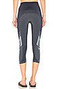 view 3 of 4 Spectrum Cropped Legging in Navy