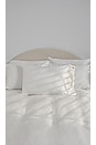 view 3 of 5 Washable Silk Good in Bed Pillowcase in Tranquil White