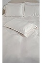 view 4 of 5 Washable Silk Good in Bed Pillowcase in Tranquil White