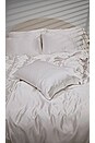 view 5 of 5 Washable Silk Good in Bed Pillowcase in Tranquil White