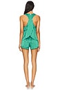 view 3 of 4 Washable Silk Tulip Back Set in Halcyon Stripe