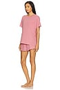 view 2 of 3 CAMISETA CORTA CONJUNTO ORGANIC PIMA in Clarion Rose