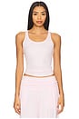 view 1 of 4 Curved Hem Tank in Melody Pink