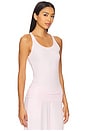 view 2 of 4 Curved Hem Tank in Melody Pink