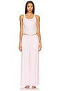view 4 of 4 Curved Hem Tank in Melody Pink