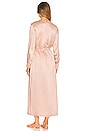 view 4 of 4 Washable Silk Long Robe in Delicate Pink
