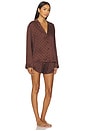 view 2 of 3 ПИЖАМА WASHABLE in Chocolate Ellipsis