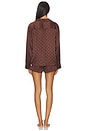 view 3 of 3 ПИЖАМА WASHABLE in Chocolate Ellipsis