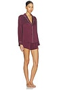 view 2 of 4 PYJAMA in Vintage Merlot & Frosted Lagoon