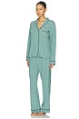 view 2 of 4 파자마 세트 in Musing Moss & Nocturnal Slate
