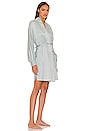 view 3 of 4 PEIGNOIR WASHABLE SILK in Cumulus Blue